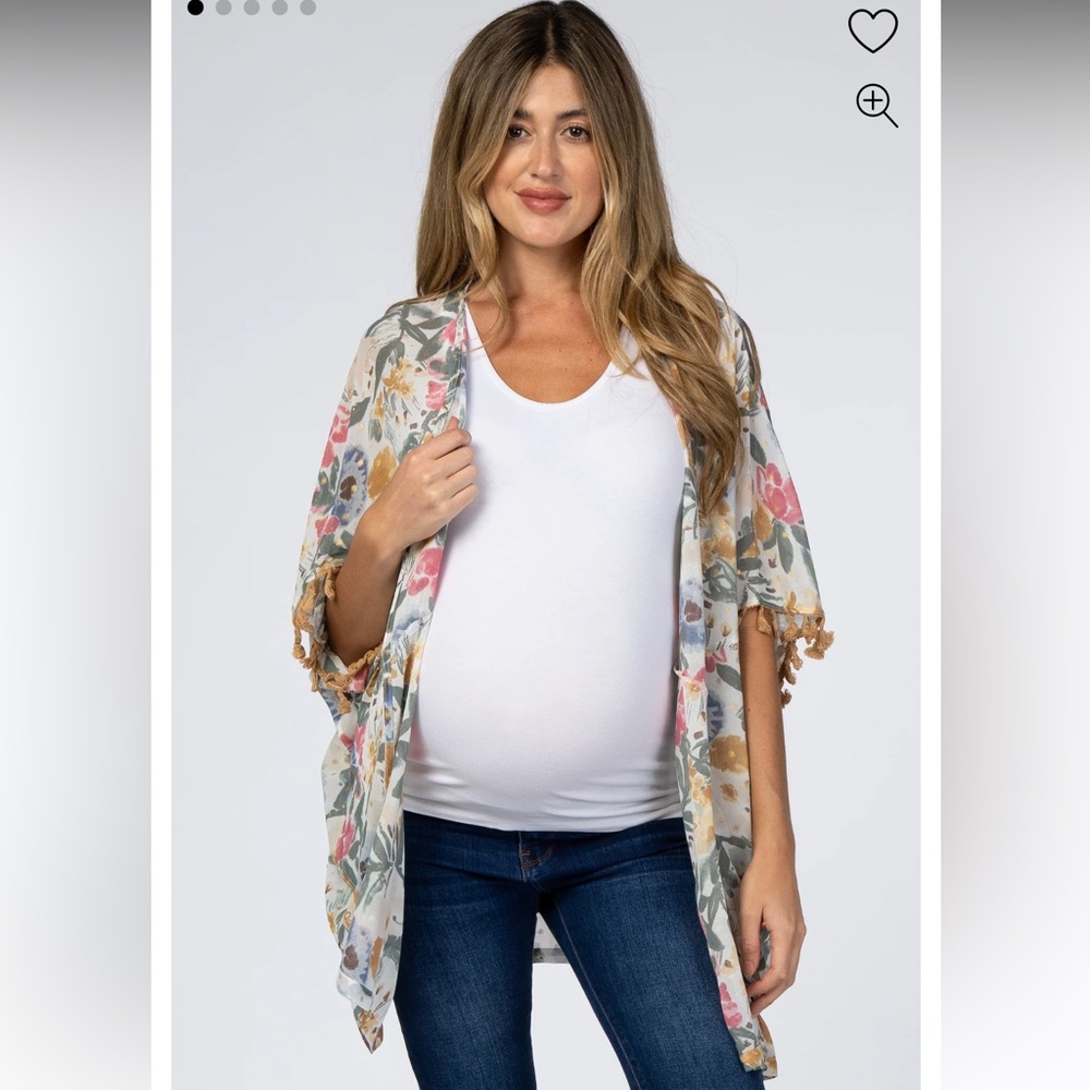 Pinkblush Floral Kimono Swim Coverup
